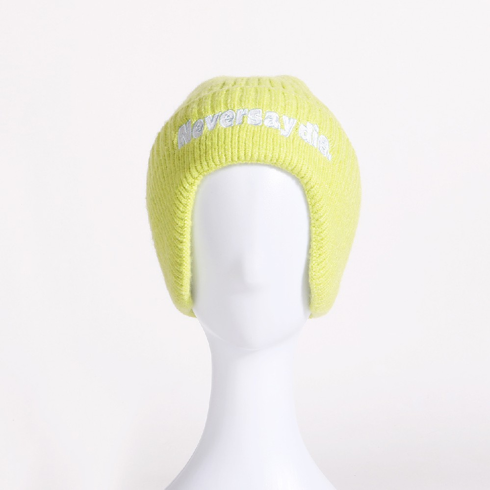 FASHION DESIGN LEMON YELLOW STYLISH BEANIE WINTER WARM KNITTED HATS