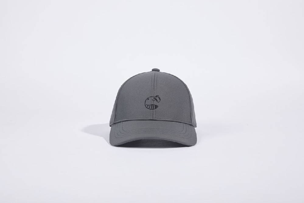 CURVRD BRIM EMBROIDERY LOGO BASEBALL CAP